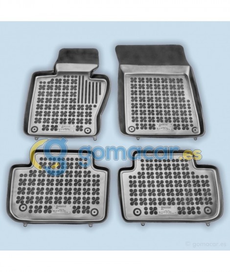 BMW X3 (E83) de 2003 a 2011 / Juego Alfombras de goma - AR0708