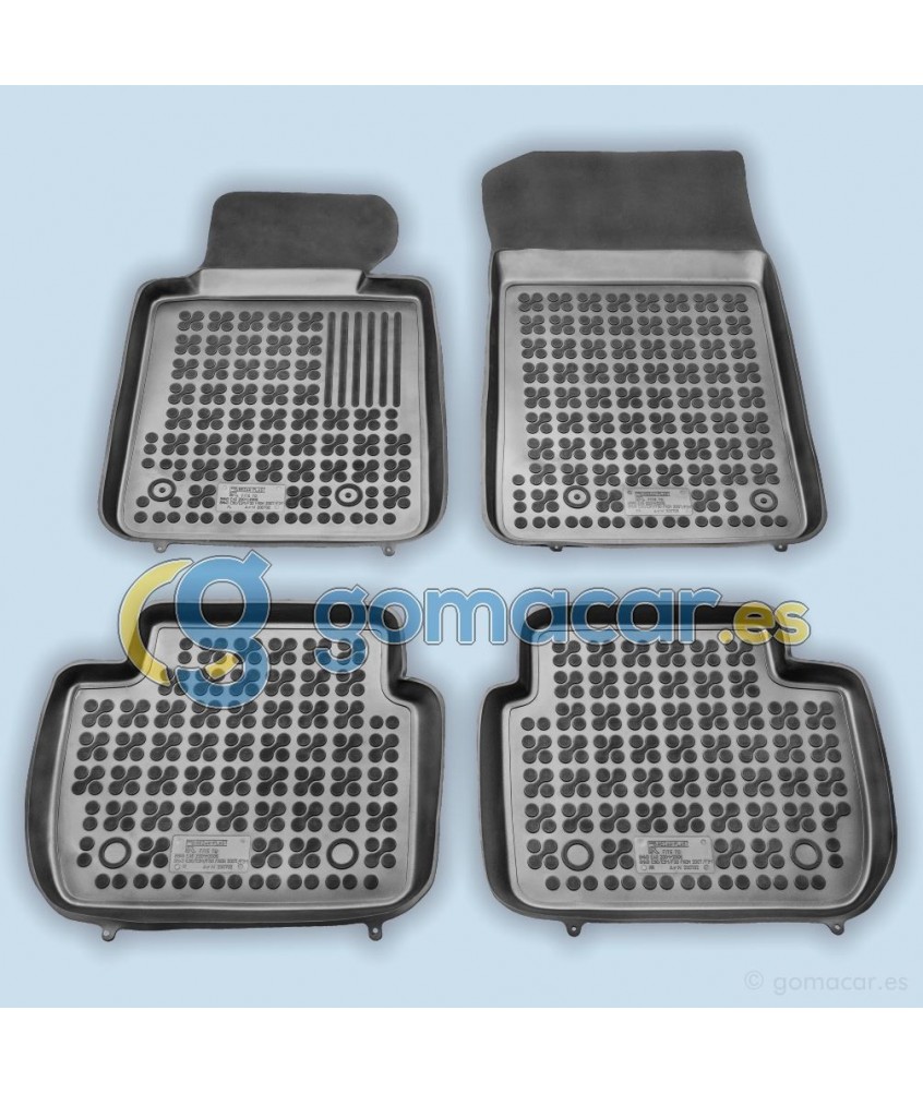 BMW 3 (F30, F80, F31) de 2011 a 2018 / Juego Alfombras de goma - AR0702