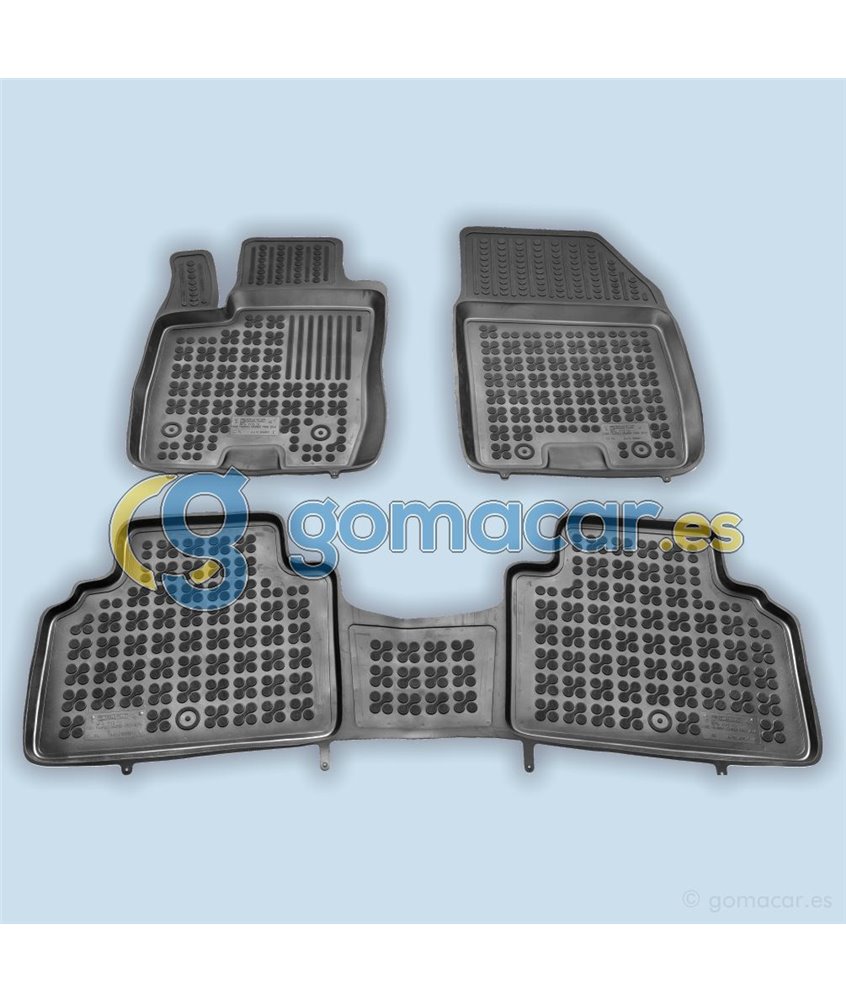 Ford TOURNEO COURIER desde 2014 - . / Juego Alfombras de goma - AR0621