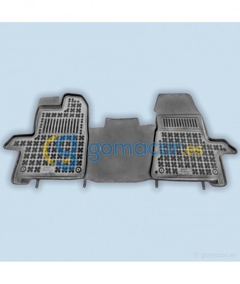 Ford TRANSIT CUSTOM 2 plazas delanteras desde 2012 - . / Juego Alfombras de goma - AR0617