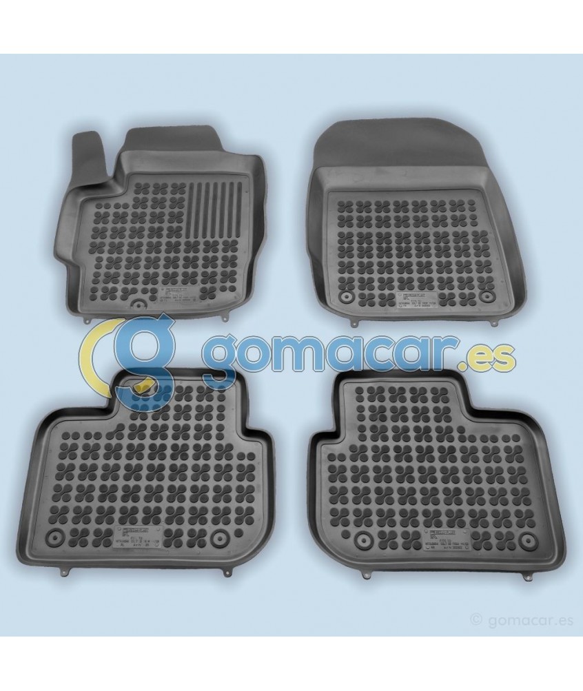 Mitsubishi COLT 3 puertas (Z2, Z3) de 2008 a 2012 / Juego Alfombras de goma - AR2302