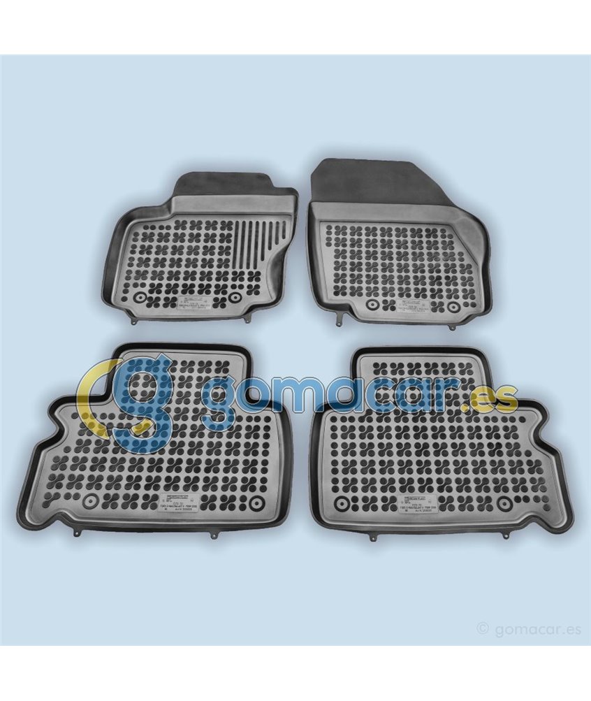 Ford GALAXY de 2006 a 2015 / Juego Alfombras de goma - AR0609
