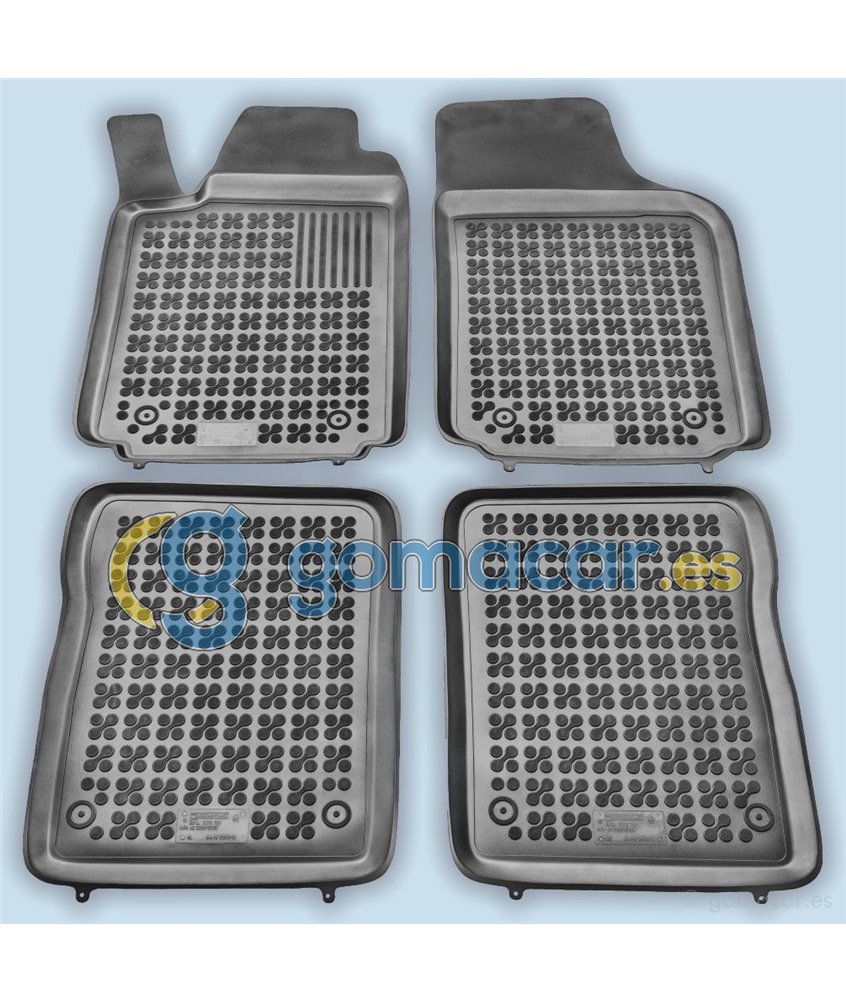 Audi A2 (8Z0) de 2000 a 2005 / Juego Alfombras de goma - AR0312