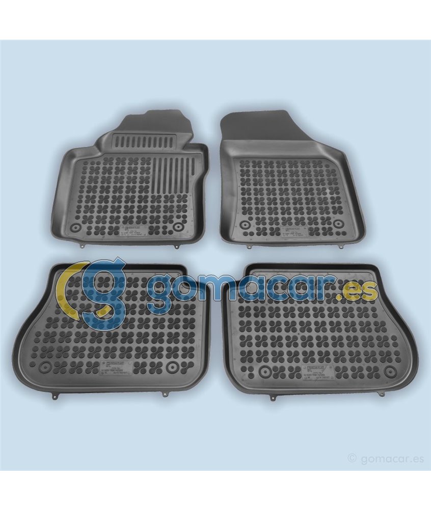VW CADDY desde 2003 - . / Juego Alfombras de goma - AR0107