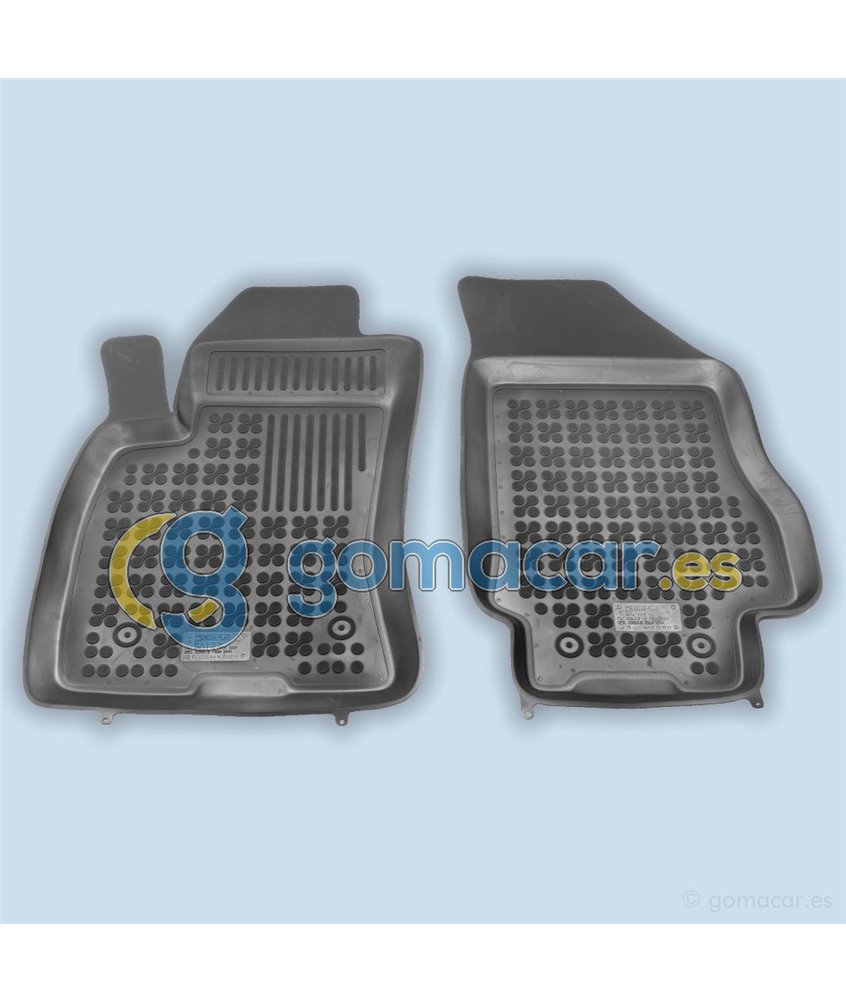 Opel COMBO C - 2 plazas ( Fila 1 ) (X12) de 2011 a 2019 / Juego Alfombras de goma - AR1511