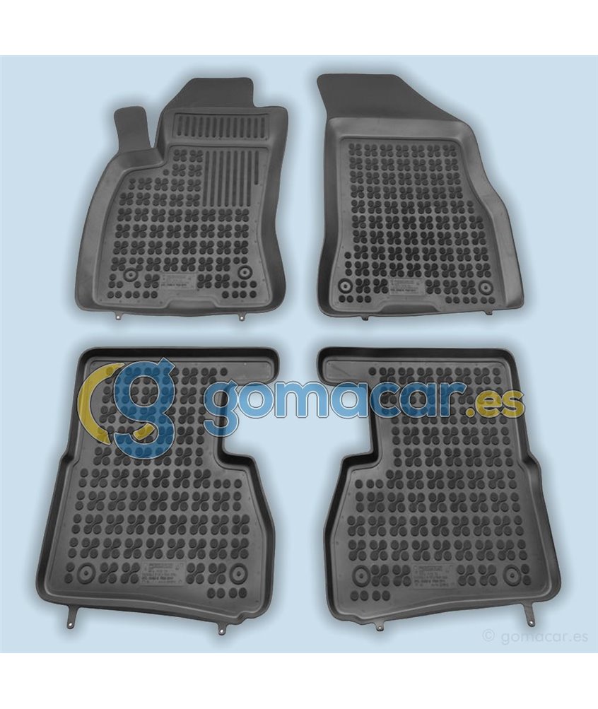Opel COMBO C - 5 plazas (X12) de 2011 a 2019 / Juego Alfombras de goma - AR1512
