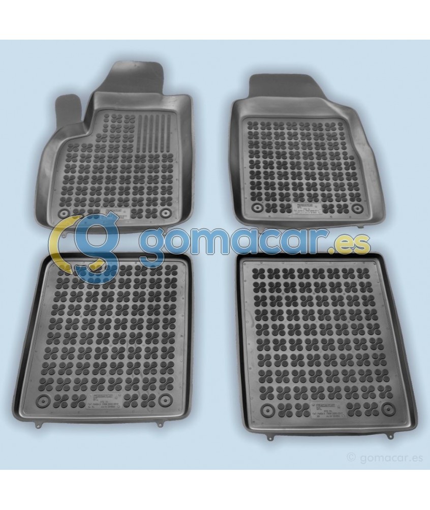 Fiat PANDA (169) de 2003 a 2012 / Juego Alfombras de goma - AR1502