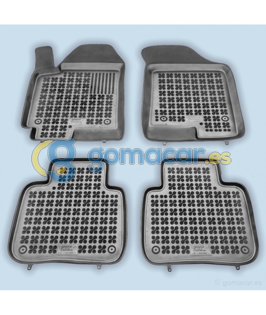 Kia CERATO (LD) de 2004 a 2008 / Juego Alfombras de goma - AR1009