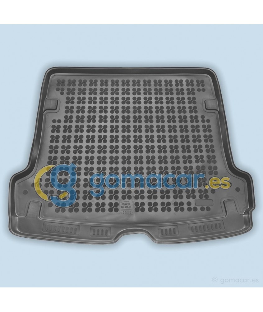 Cubeta de caucho para maletero de Peugeot 307 BREAK / SW (3E) de 2001 a 2009 - MR1213