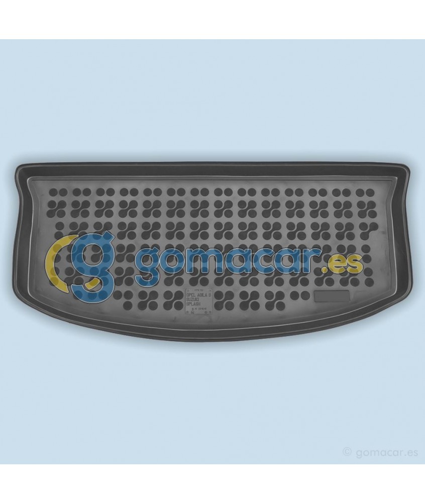 Cubeta de caucho para maletero de Suzuki SPLASH maletero parte alta (EX) de 2008 a 2014 - MR1615
