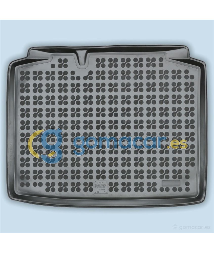 Cubeta de caucho para maletero de Skoda RAPID Spaceback (NH1) de 2013 a 2019 - MR1525