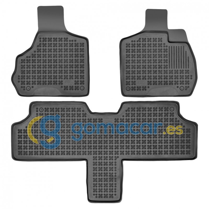 Juego de alfombras de caucho para Chrysler VOYAGER de 2001 a 2007 - 5 y 7 plazas