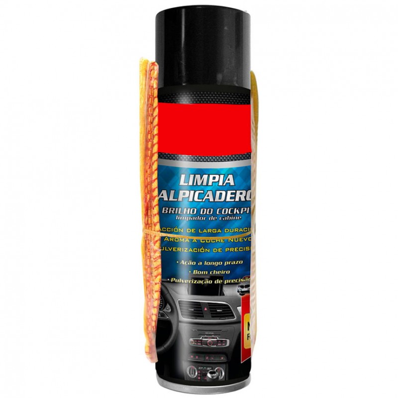 Limpia Salpicaderos con aroma a Coche Nuevo 500 ml. y gamuza de regalo