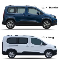 Cubeta de caucho para maletero de Peugeot RIFTER Long (L2) desde 2018 - .