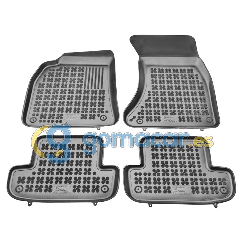 Juego de alfombras de caucho para Audi A5 Coupe (8T) de 2009 a 2017