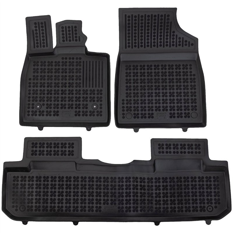 Juego de alfombras de caucho para BYD SEAL U DM-i  desde 2024 - .  / vers. Híbrido enchufable (PHEV)