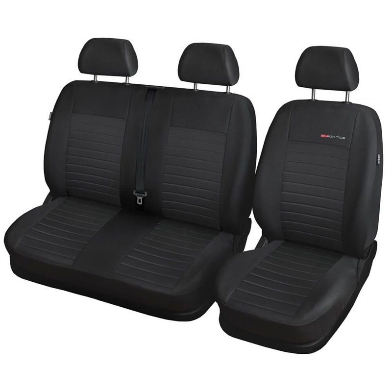 Fundas de asiento a medida para Renault TRAFIC BUS 2+1 desde 2014 - .