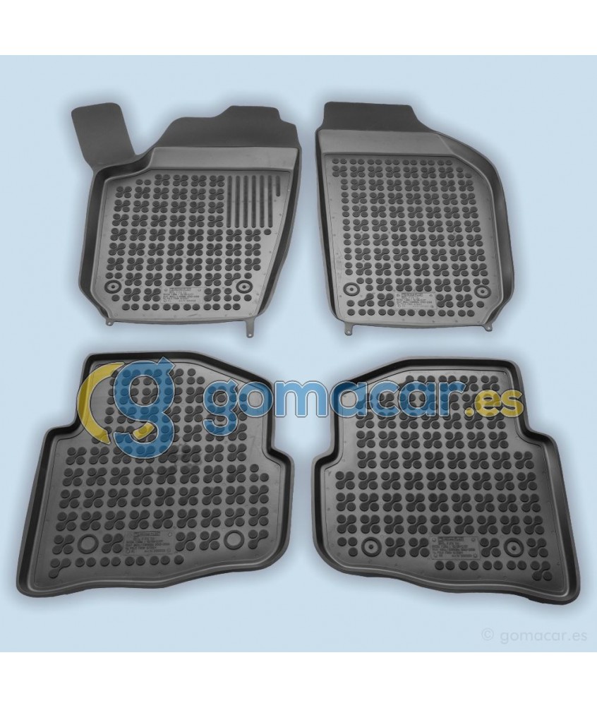 Skoda FABIA (6Y2, 6Y3, 6Y5) de 1999 a 2007 / Juego Alfombras de goma - AR0203