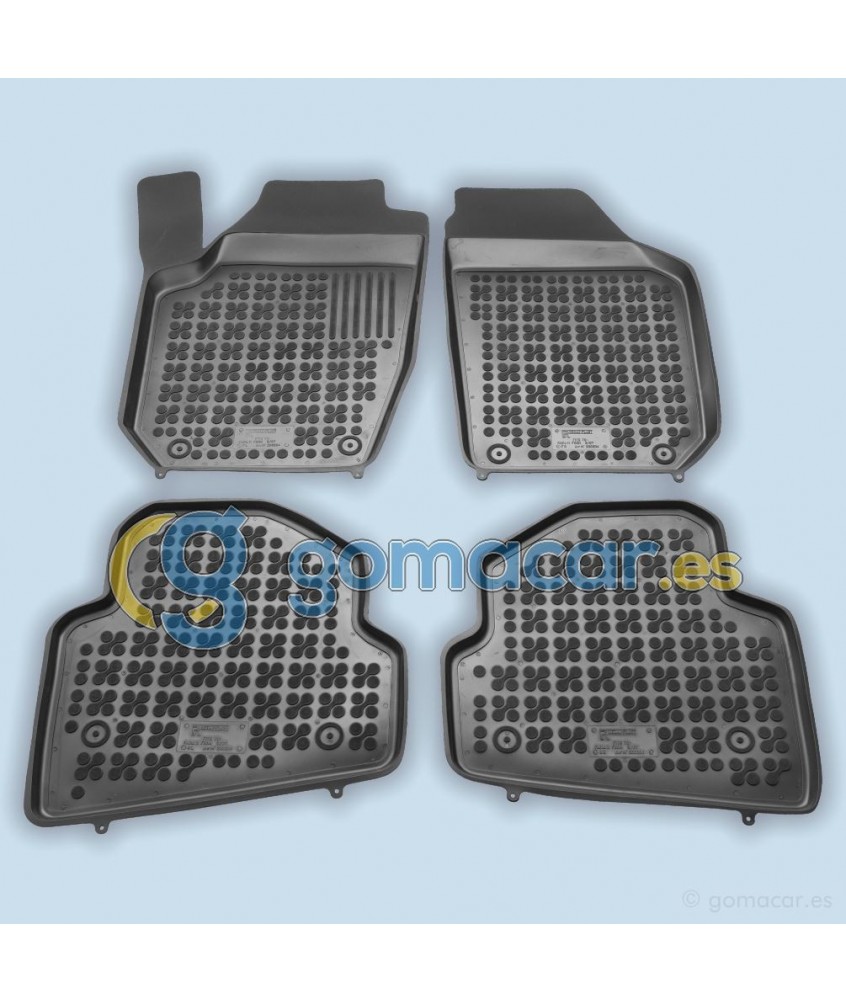 Skoda FABIA (542, 545) de 2006 a 2014 / Juego Alfombras de goma - AR0204