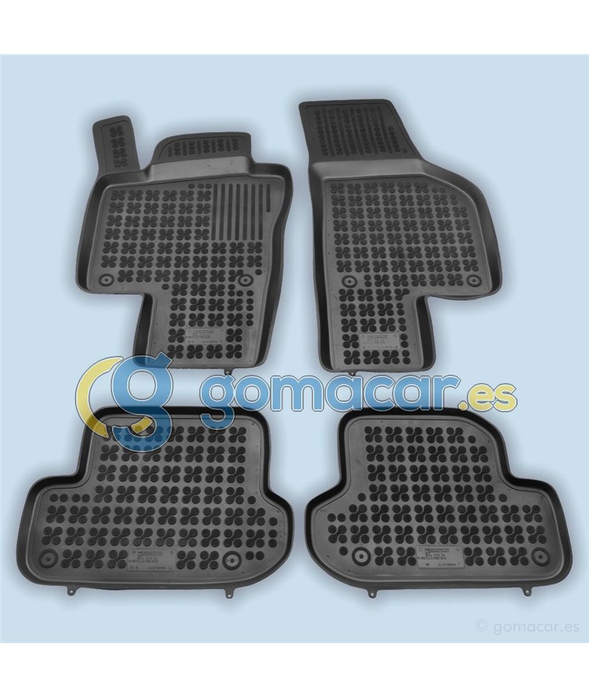 VW BEETLE (5C1, 5C2) de 2011 a 2018 / Juego Alfombras de goma - AR0114