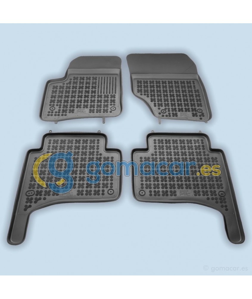 VW TOUAREG (7LA, 7L6, 7L7) de 2002 a 2010 / Juego Alfombras de goma - AR0105
