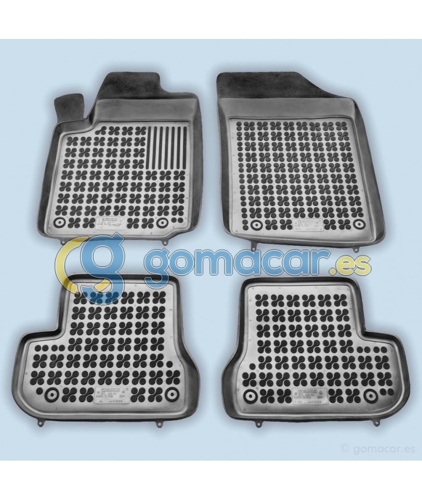 Citroen C2 - sin extintor desde 2002 - . / Juego Alfombras de goma - AR1216
