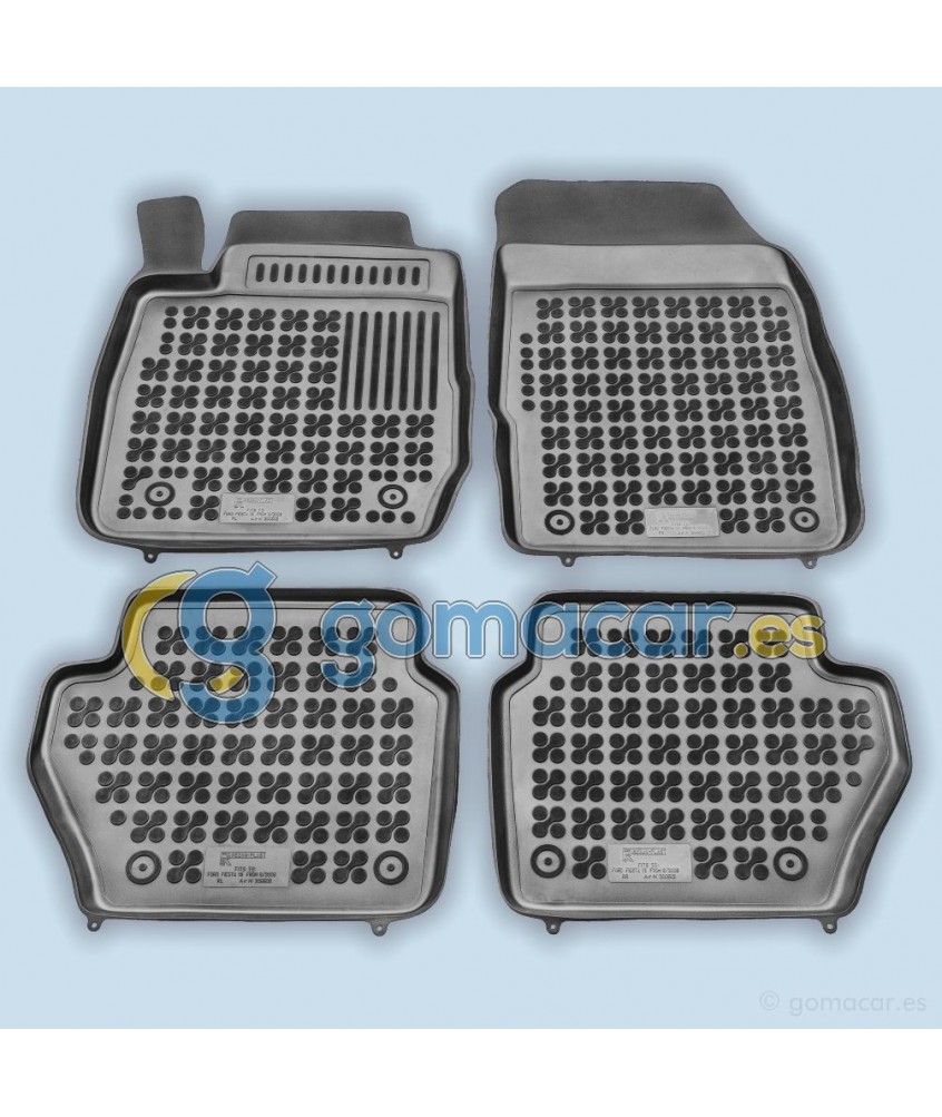 Ford FIESTA desde 2008 - . / Juego Alfombras de goma - AR0602
